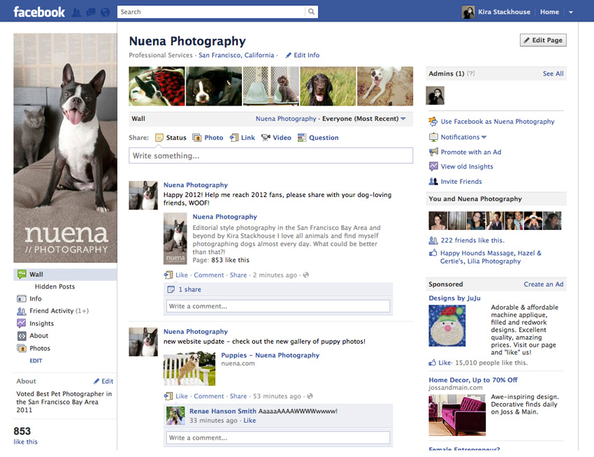 Nuena Photography 2012 Facebook Challenge