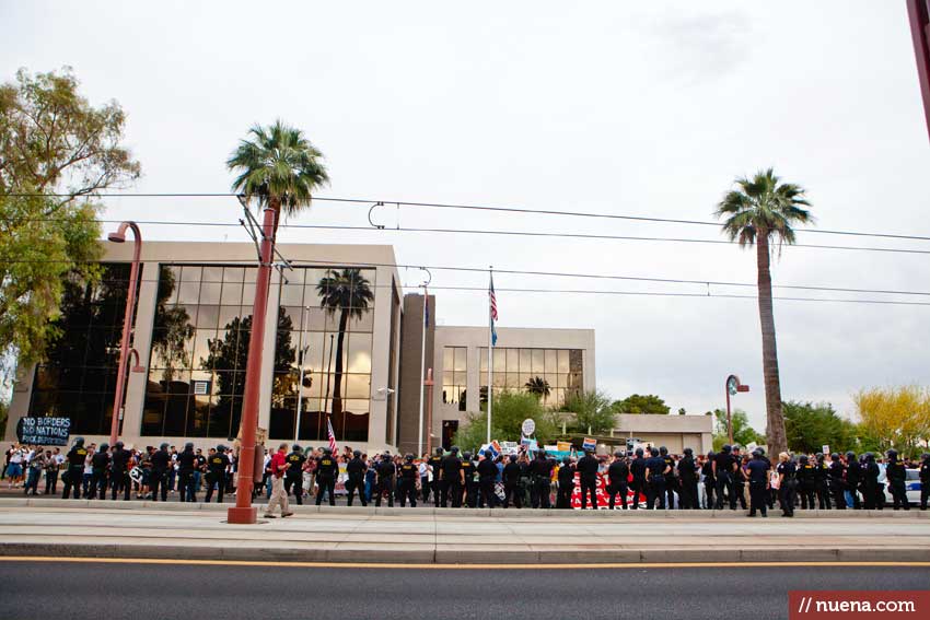 SB1070 Phoenix March - Mi ACLU Estamos Unidos | Nuena Photography