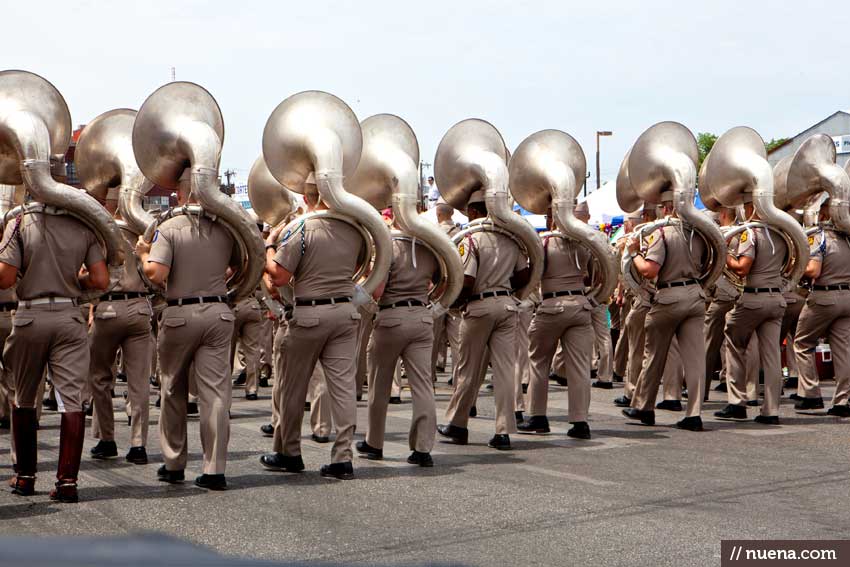Fiesta Parade San Antonio - Marching Band | Nuena Photography