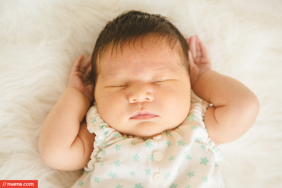 sleeping newborn baby